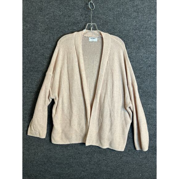 Old Navy Womens Open Front Cardigan Sweater Size XXL Chunky Peach Boho Casual - Picture 1 of 6